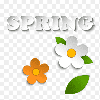primavera nueva flor pegatinas tres, palabra dimensional, texto, fotografía png thumbnail