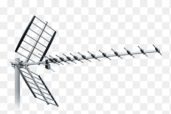 Antenas Ultra alta frecuencia Yagi-uda Antena de televisión Antena de muy alta frecuencia, ángulo, 4g png thumbnail